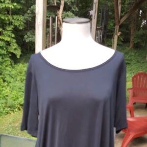 Lularoe Perfect Solid Black Size Large NWT